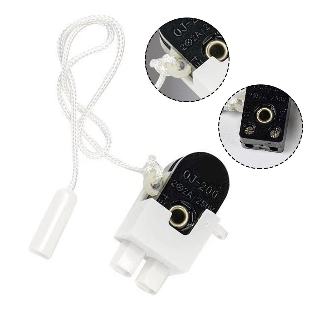 Pull cord switch Pull cord wall light switch with cord rotating pull cord switch