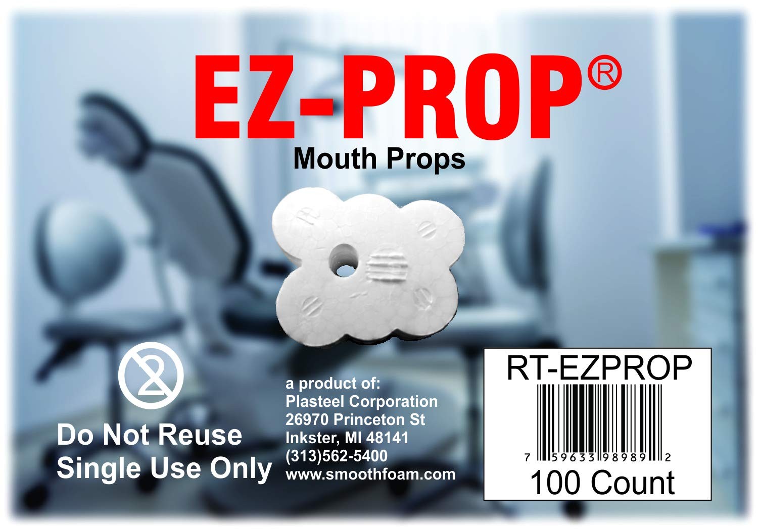 EZ Prop ­® Disposable Mouth Prop - 100 Count