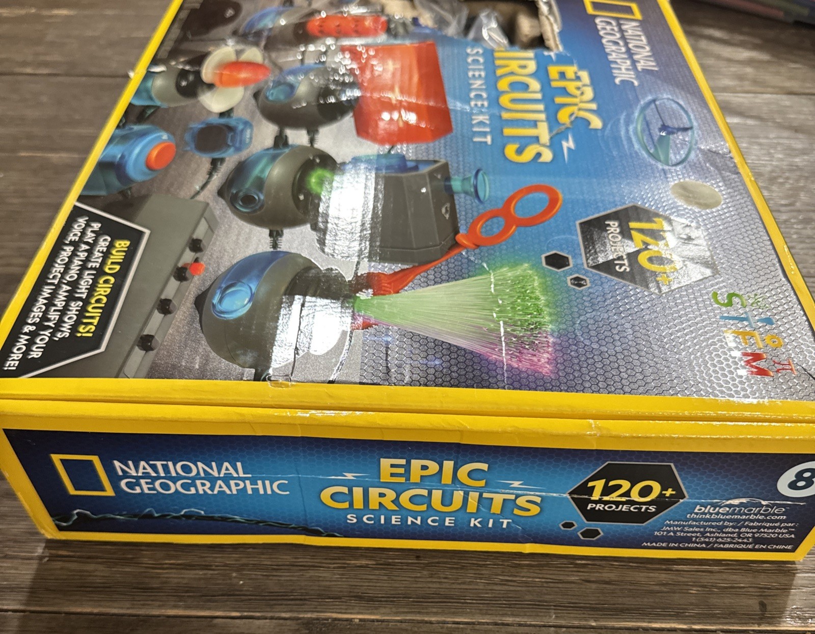 National Geographic Epic Circuits Science Kit STEM Electricity BOX DAMAGE