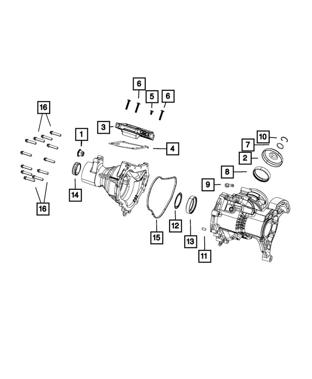 Genuine Mopar Transfer Case Gasket 68226170AA