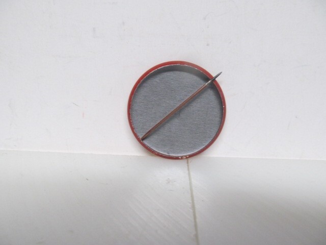 Vintage - Red LATTA Pinback
