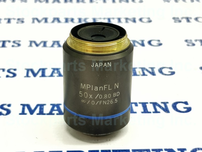 Olympus MPlanFL N 50x/0.80 BD Microscope Objective Lens Fast Shipping