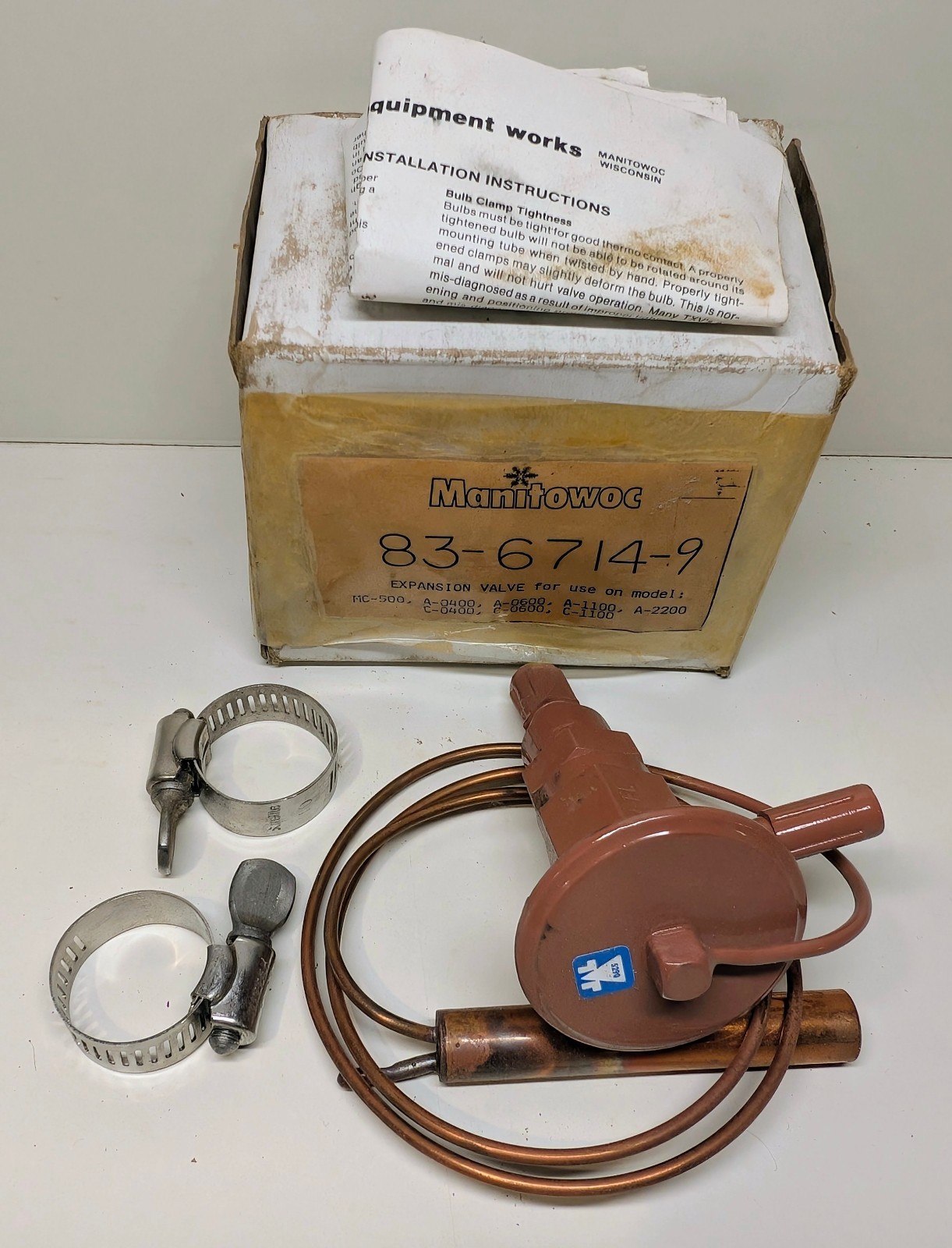 New Manitowoc Ice Unit TXV Sporlan 83-6714-9 Expansion Valve