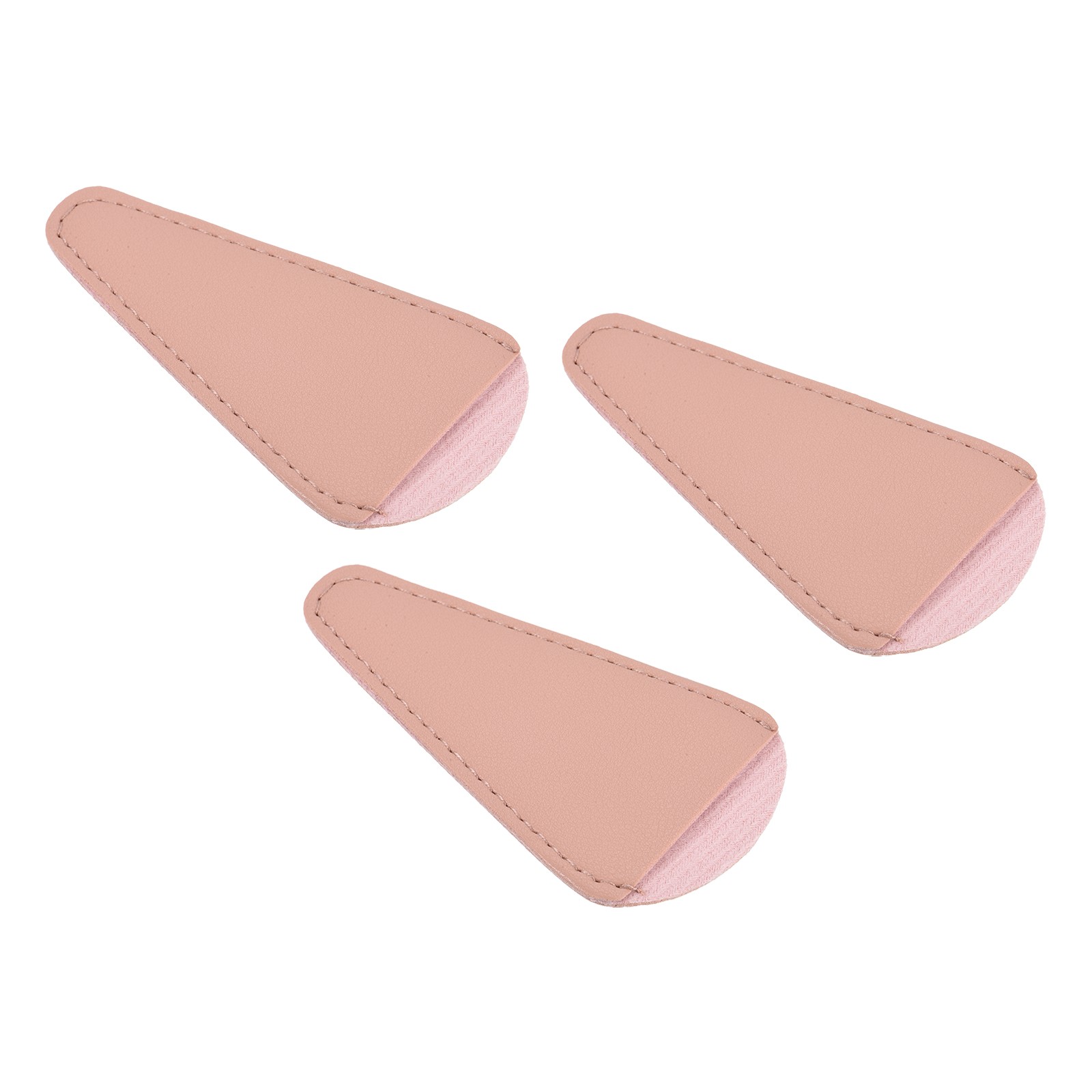 3Pcs 4"x2.2" PU Leather Scissors Sheath Scissor Cover Protector, Pink