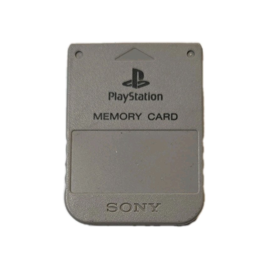 Playstation 1 PS1 Gray Memory Card SCPH-1020 Sony original