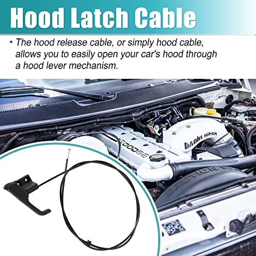 Car Engine Hood Release Cable for Dodge Sprinter 2500 3500 2003-2006 Hood
