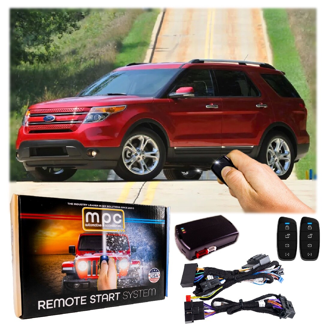 4-Button Extended Range Remote Starter For 2011-2015 Ford Explorer