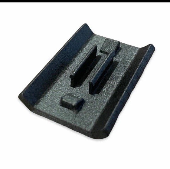M-LOK Rail Cover Grip Panels, 12-Pack, Black with 1-Slot Each Hex Pattern
