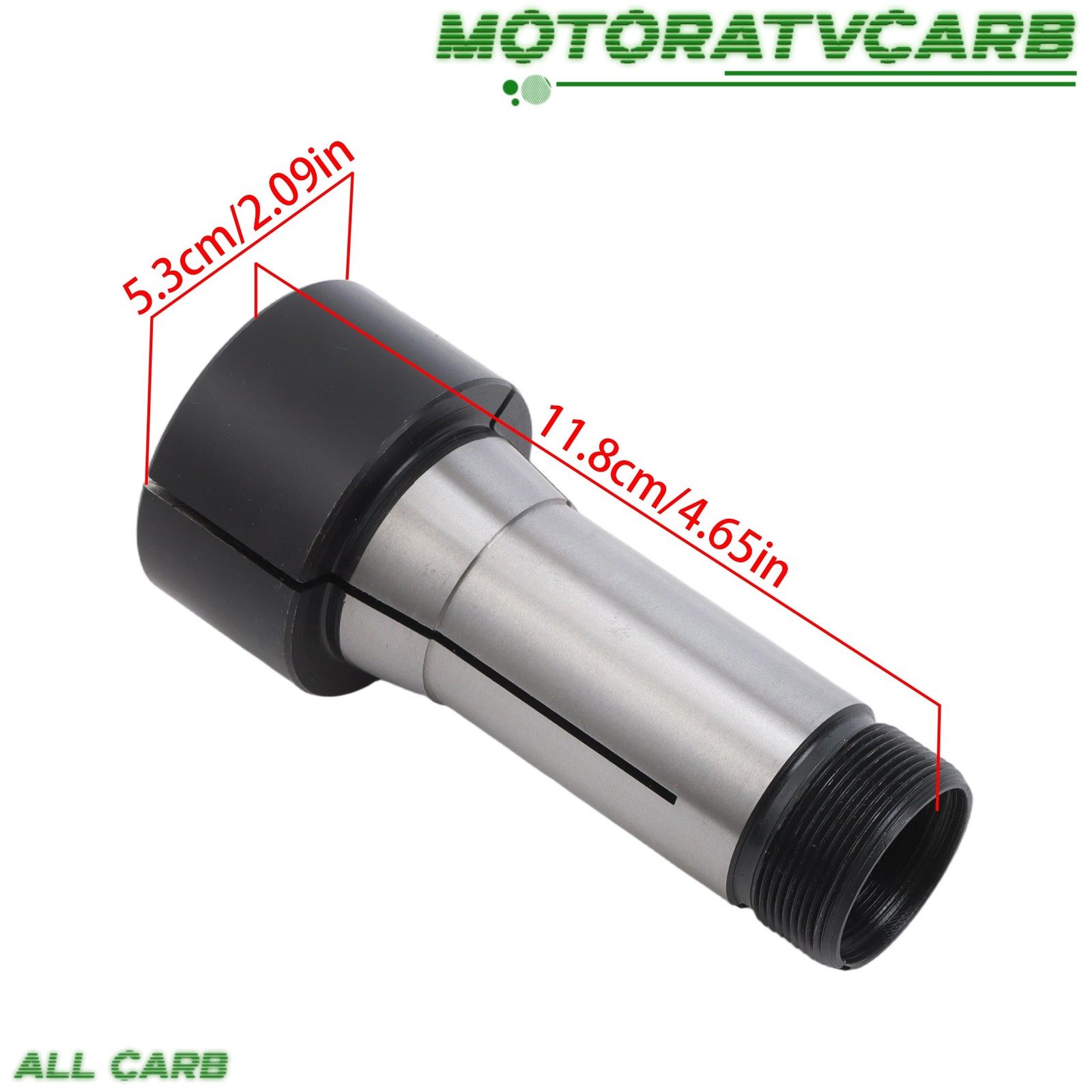 ALL-CARB 5C Step Collet Steel Thread Size 1-1/4" - 10 UNC 2" Head Diameter