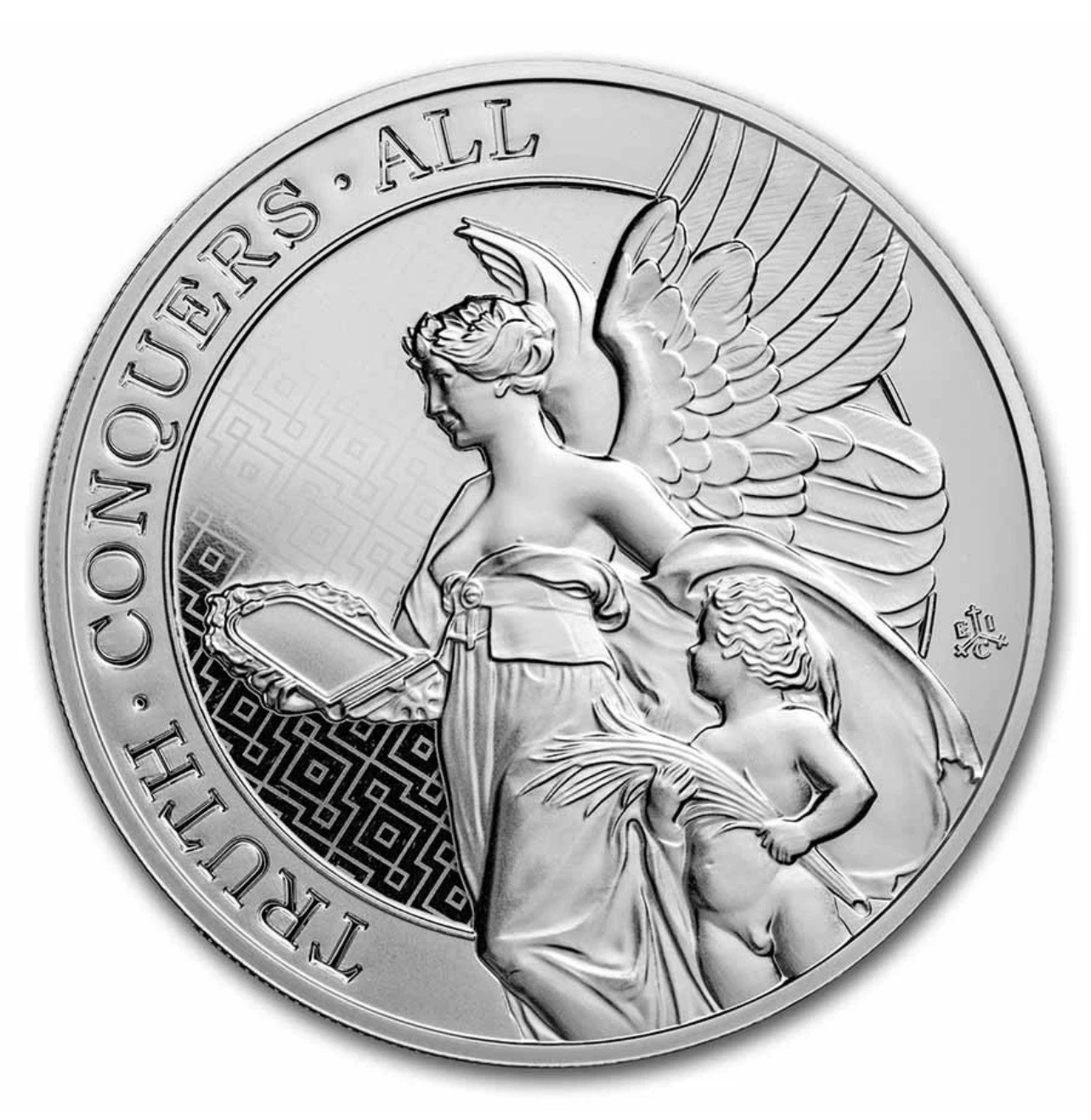 2022 St. Helena 5 oz Silver Round Queen's Virtue - Truth Conquers All