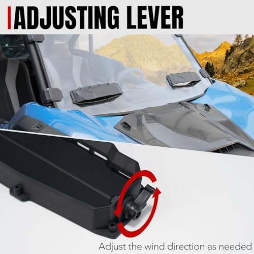 UTV Windshield Vent Self Install Kit for Can Am Maverick X3 Accessories,