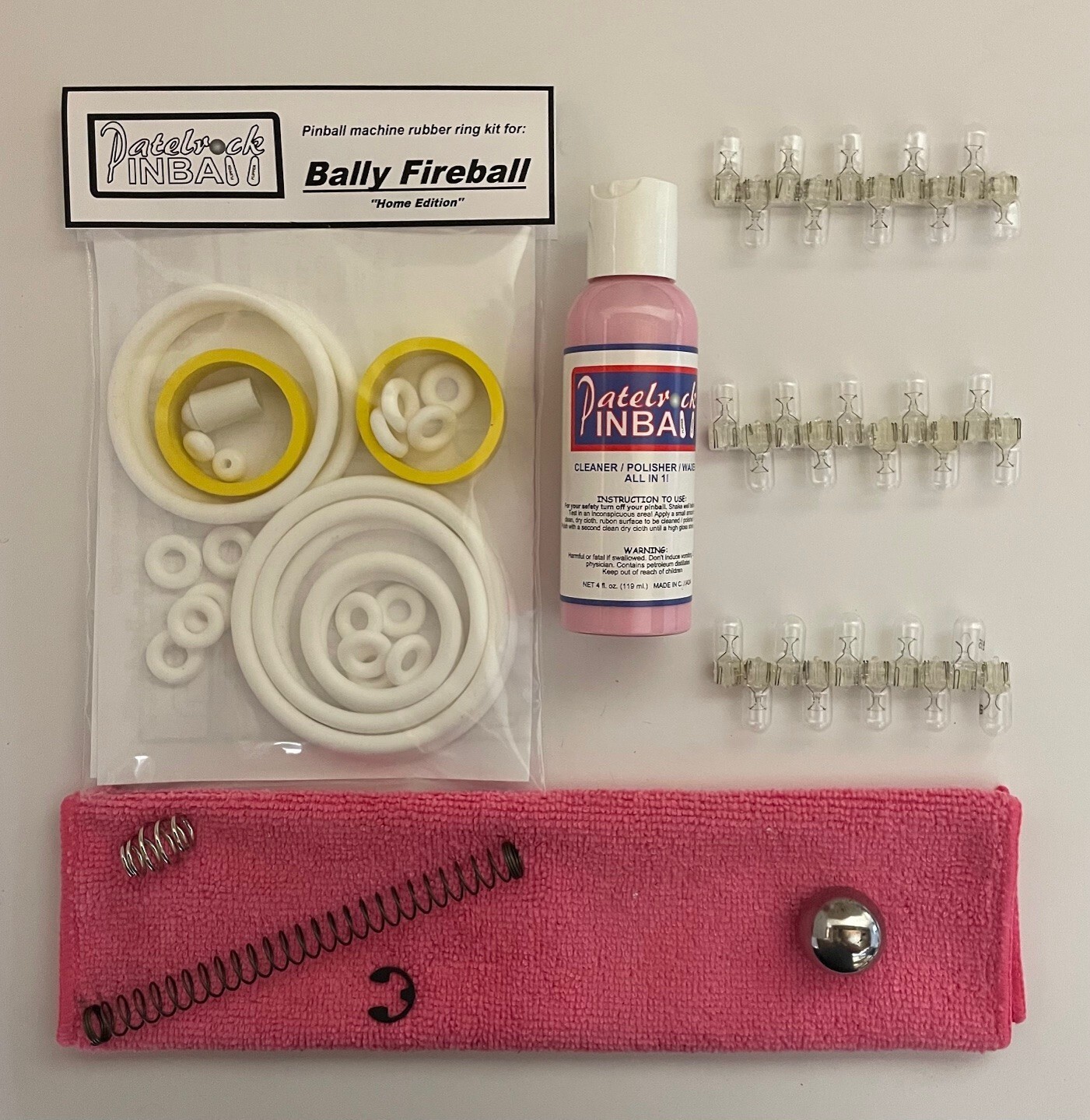 1976 Bally Fireball "home" Pinball Machine Maintenance Tune Up Kit