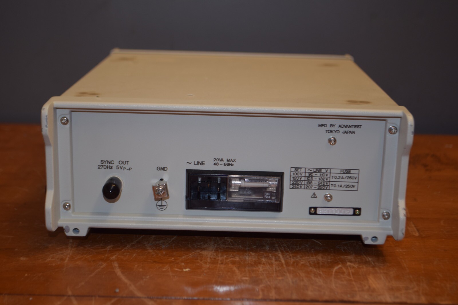 Advantest LD Light Source TQ8143