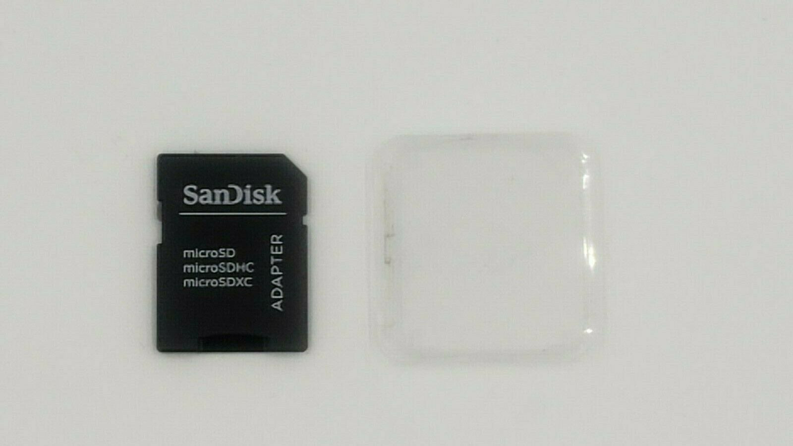 3x SanDisk Micro SD to SD Card Adapters + Hard Case – New