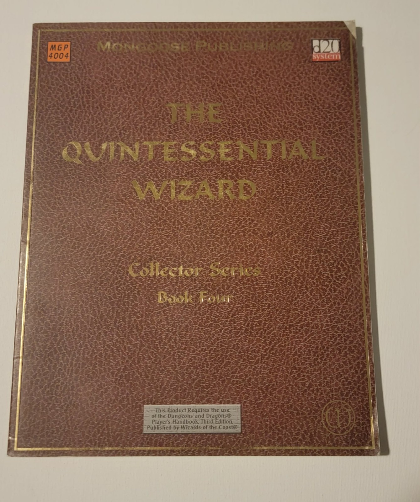 THE Quintessential Wizard - D&D Collector's Series Book 4 Four PAPERBACK