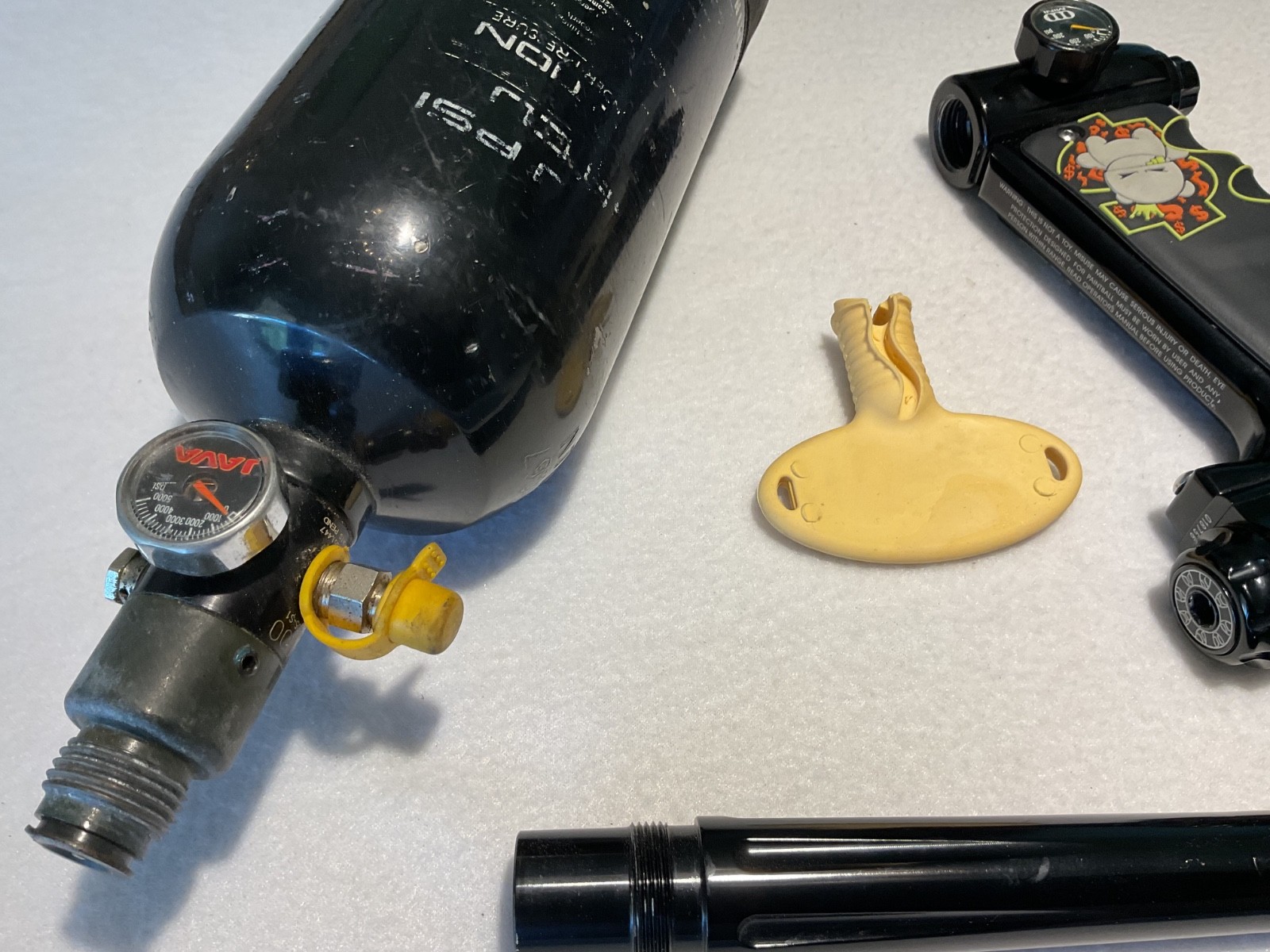 Empire Invert Mini Paintball Gun With Contract Killer Graphic Grip Untested