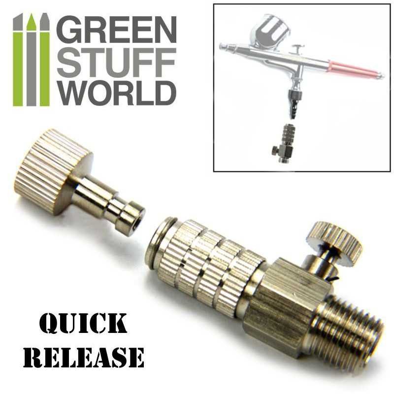 Green Stuff World for Models & Miniatures Quick Release Adaptor for Airbrush 153