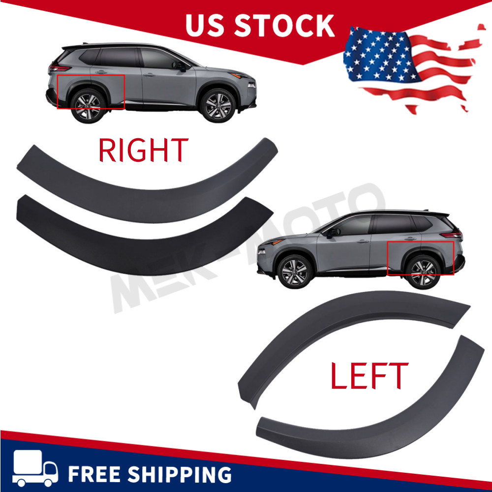 For Nissan Rogue 2021-2023 Rear Door Flare Molding Trim Left/Right/Left+Right