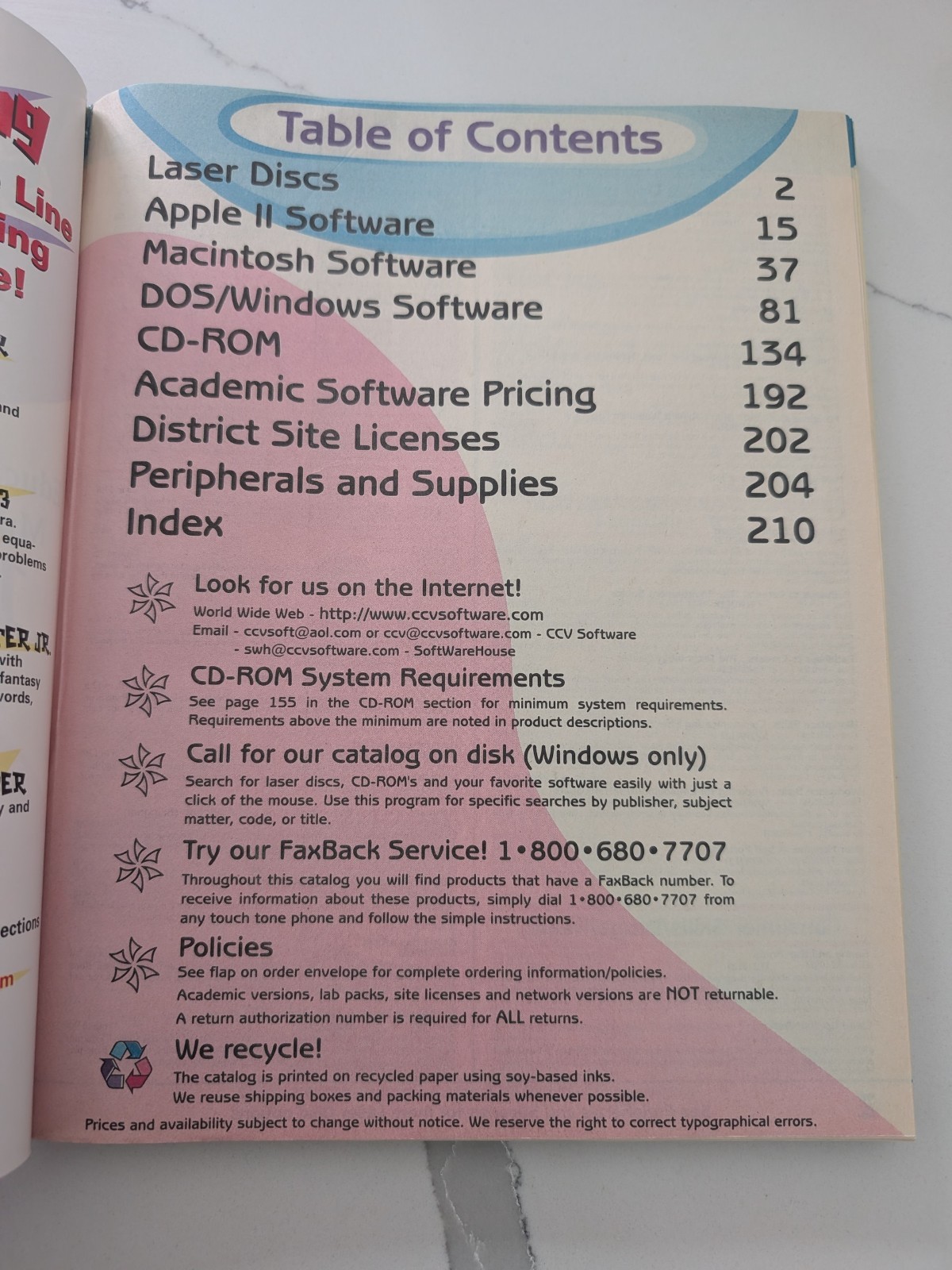 Software House Educational Software & Multimedia Catalog 1996-97 Apple II Macint