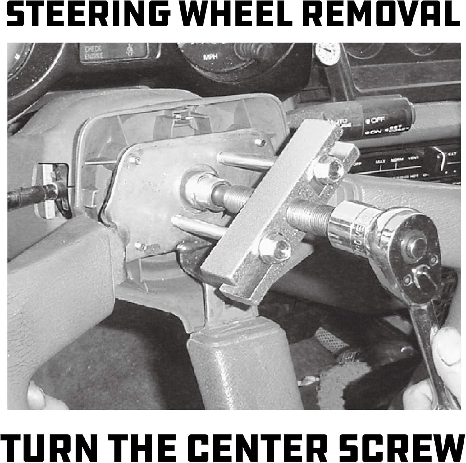 Master Steering Wheel & Lock Plate Remover Tool Set Installation Kit Puller Kit