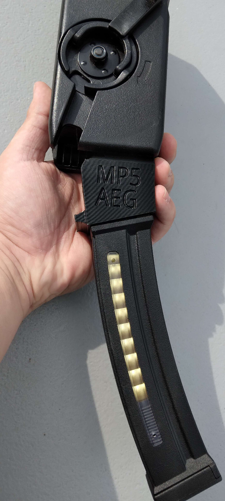Airsoft MP5 AEG Odin Speedloader Adapter (Black)