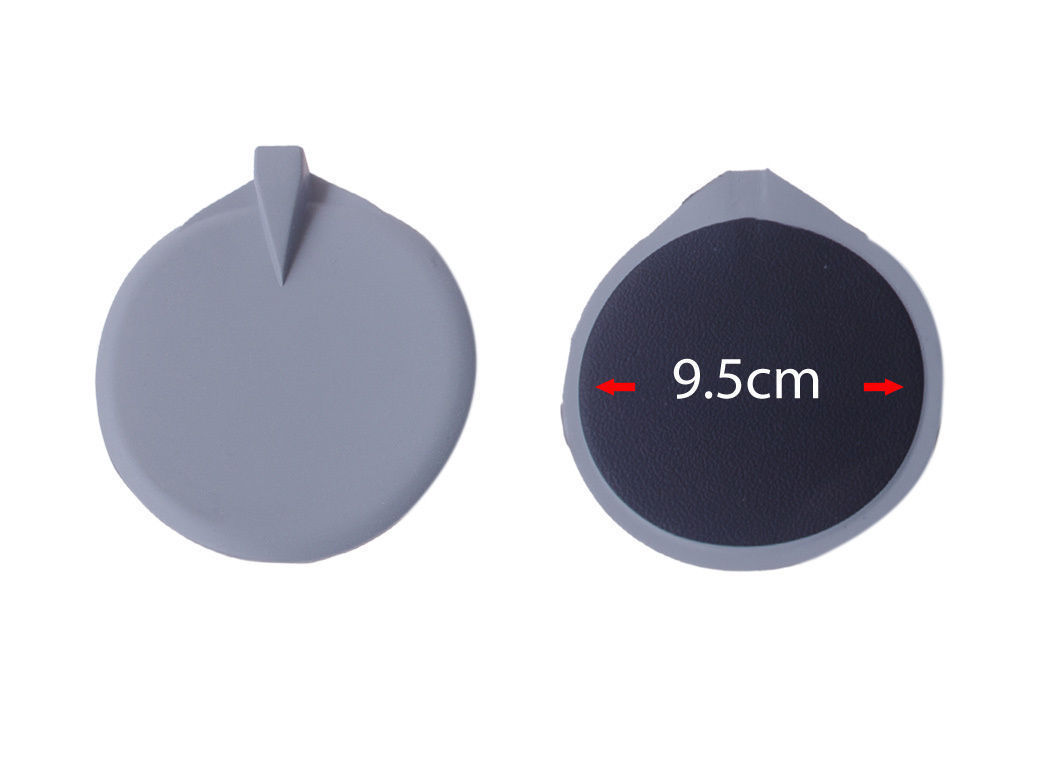 10 Rubber Reusable Replacement Electrode Pads 9.5cm round For Microcurrent Tens