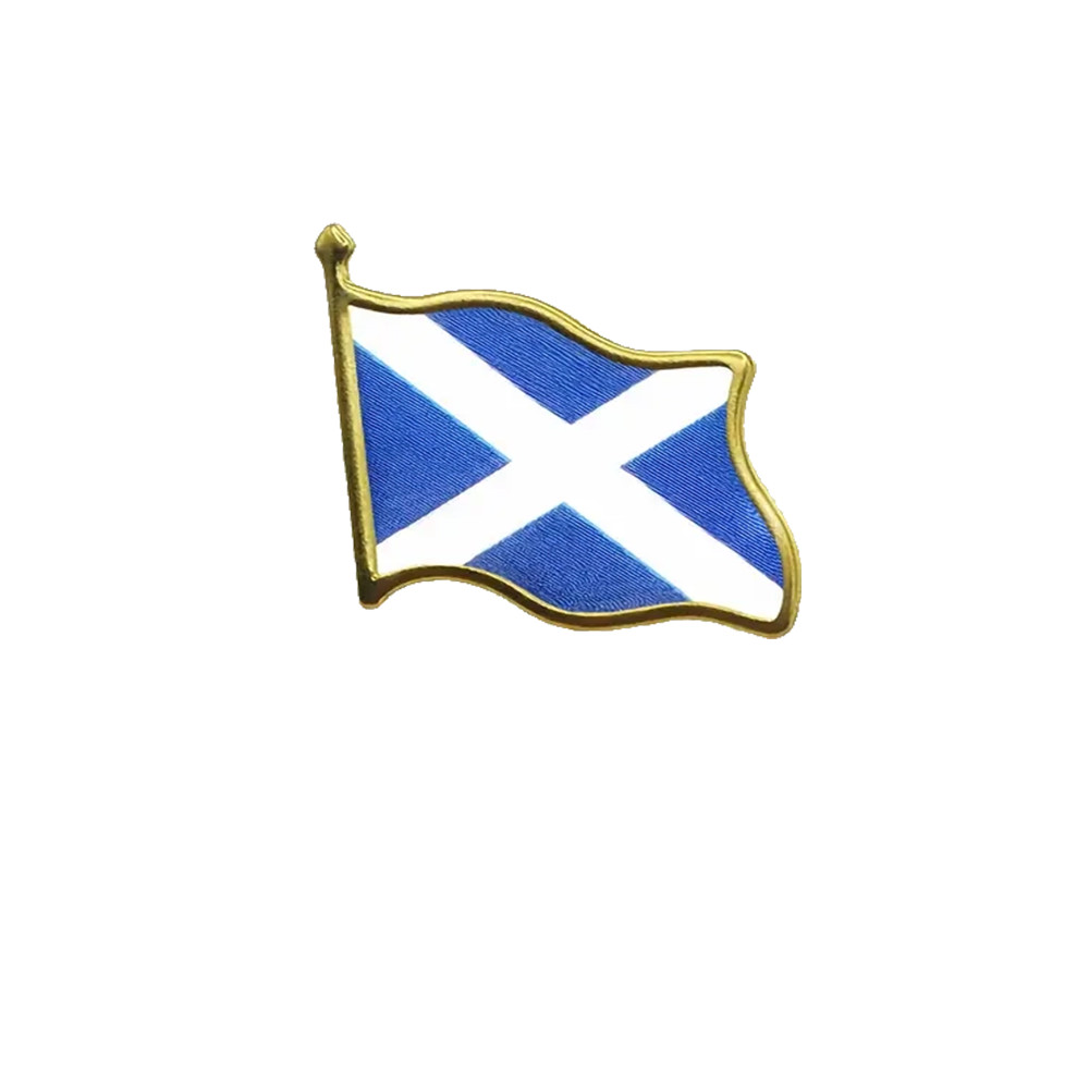 Scotland Pin Flag Flag Pin Badge Scraper Cross Scotland Badge