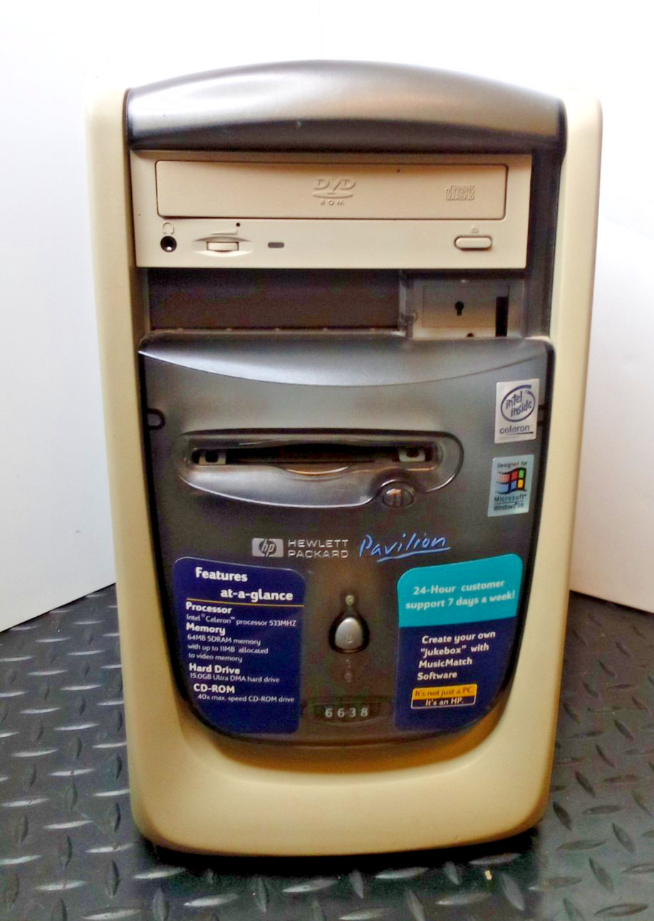 HP Pavilion 6638 Vintage Desktop PC Intel Celeron Retro Desktop *READ*