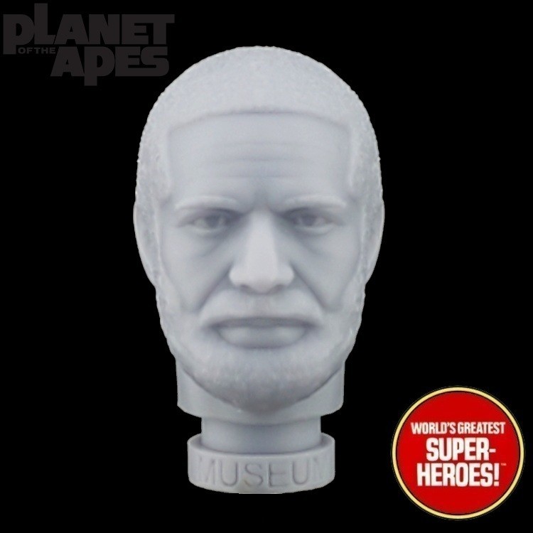 Mego Planet of the Apes Thomas Dodge Museum Head 3D Printed For POTA 8” Figure