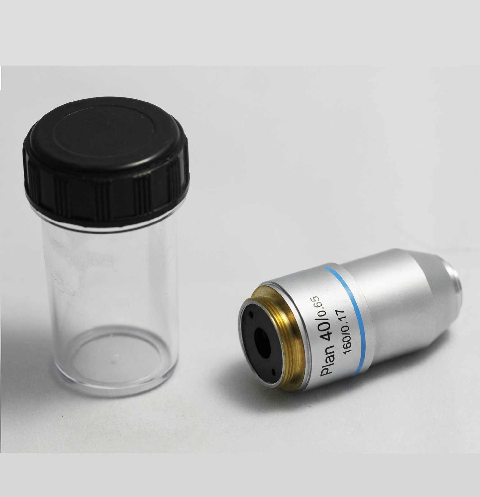 Mcroscope Objective 40X Lens w/ Spring Plan Achromatic DIN Standard