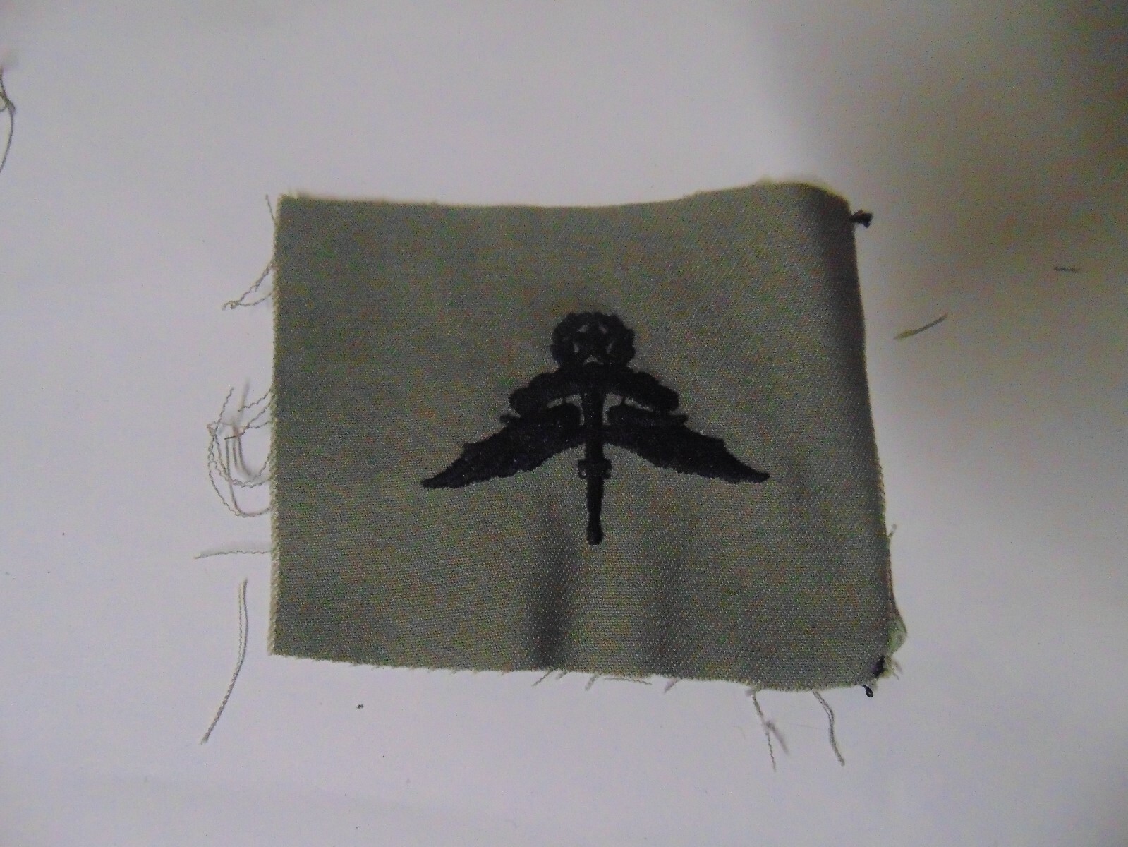 MILITARY PATCH US AIR FORCE CLOTH SEW ON ABU GRAY MASTER HALO