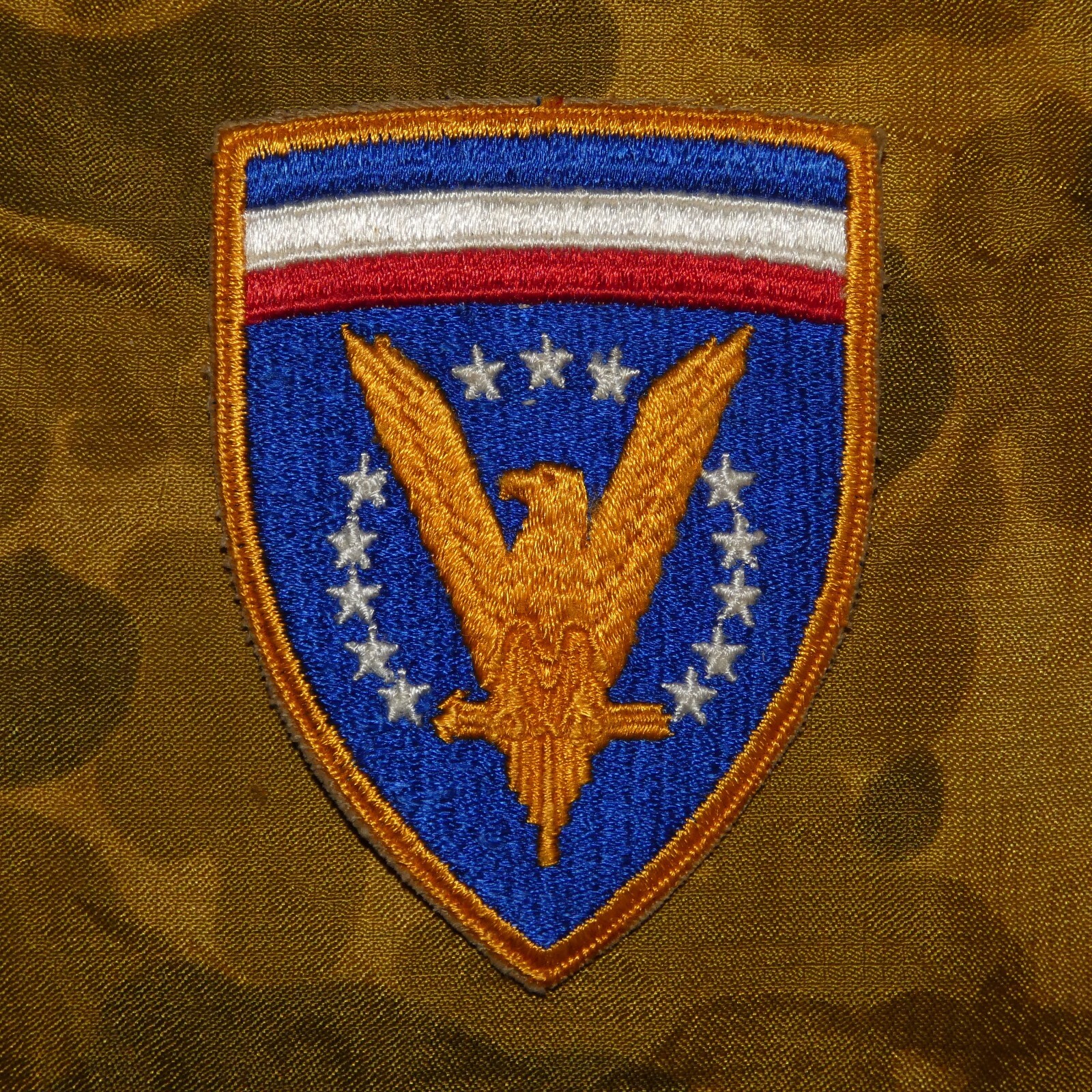 Original WW2 US Army European Theater of Operations ETO Shoulder Patch (no glow)