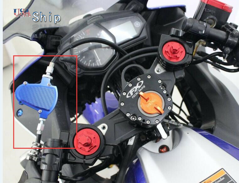 CNC For Yamaha Honda Red Stunt Clutch Pull Cable Lever Replacement Easy System
