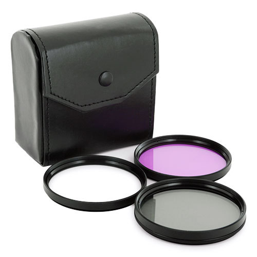 55mm/55 UV+PL+FD Filter Kit for Panasonic FZ50 FZ30 FZ7 Sony  A560, A390 camera
