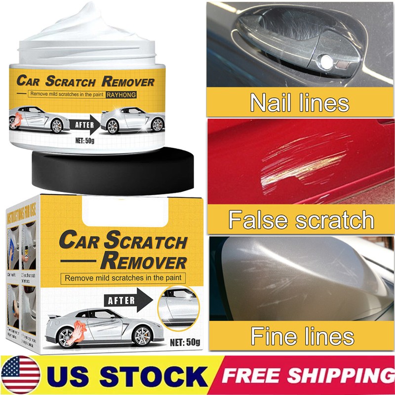 Polishing Compound & Scratch Remover with Sponge, Car Scratch Remover US