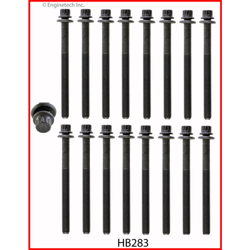 Enginetech Engine Cylinder Head Bolt Set HB283;