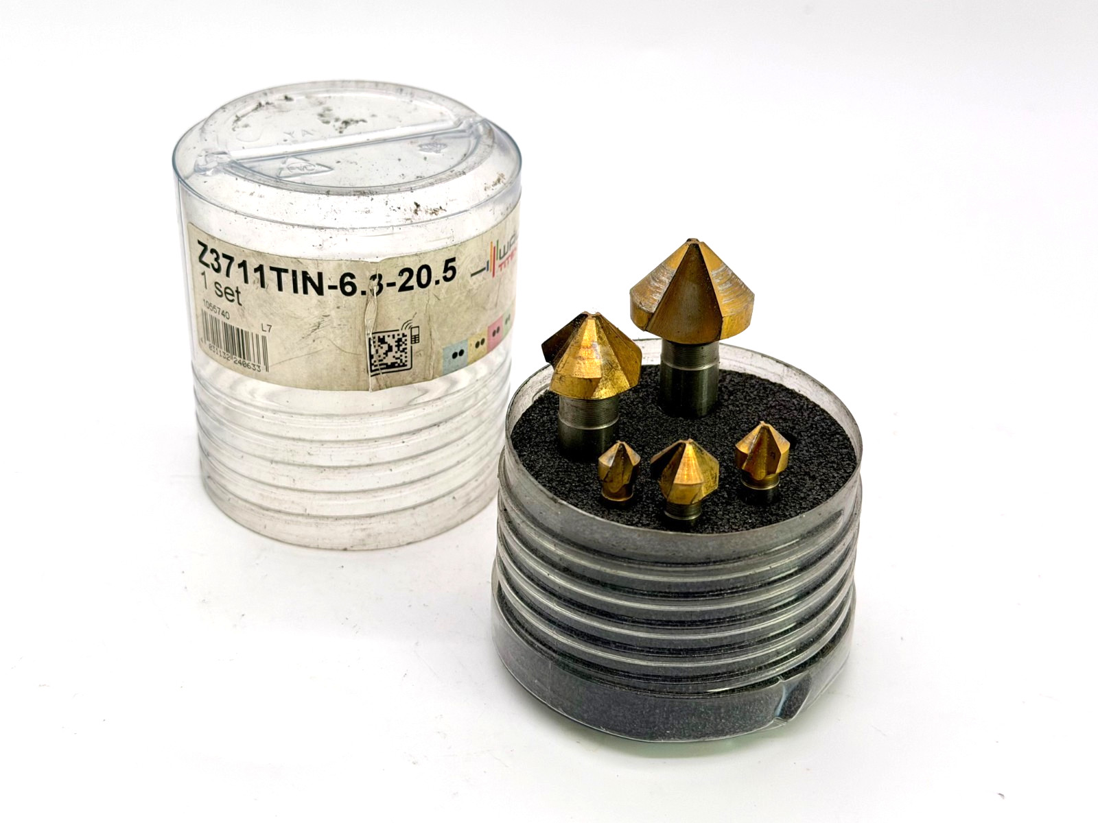 Walter Titex Z3711TIN-6.3-20.5 Countersink Set 90° (1 missing)