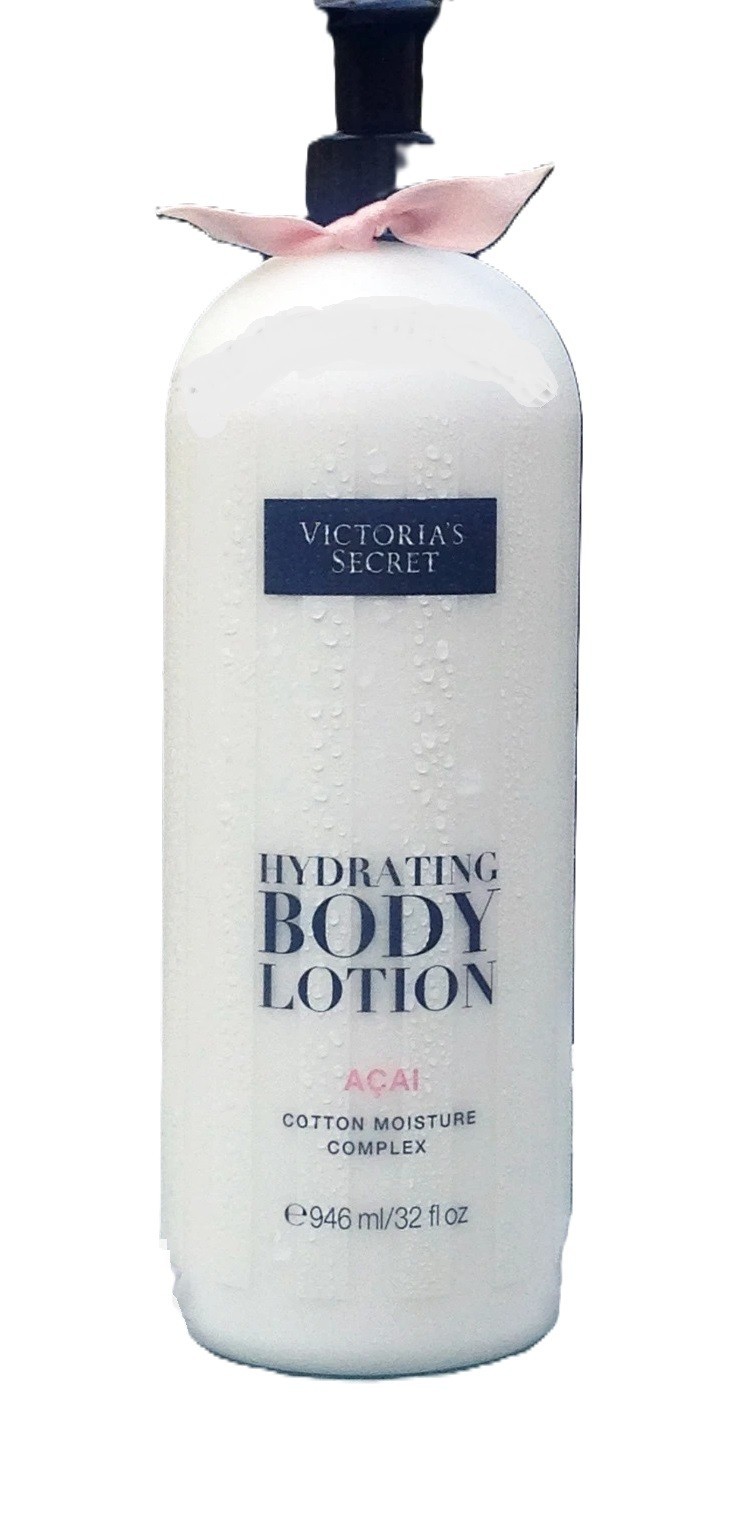 VICTORIA'S SECRET Acai Cotton Moisture Complex Hydrating Lotion 32oz 946ml NeW