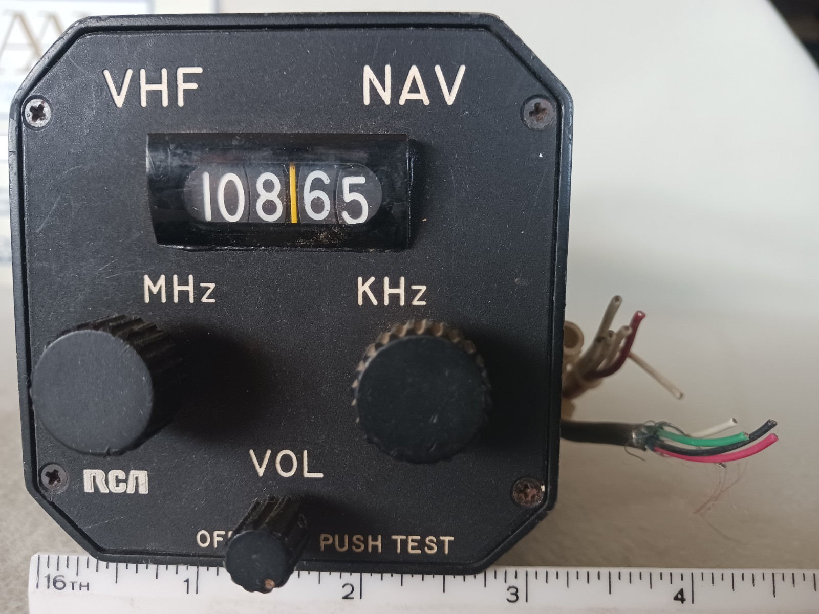 RCA P/N MI-585032 AVN-221 VHF NAV System Mods 1-3