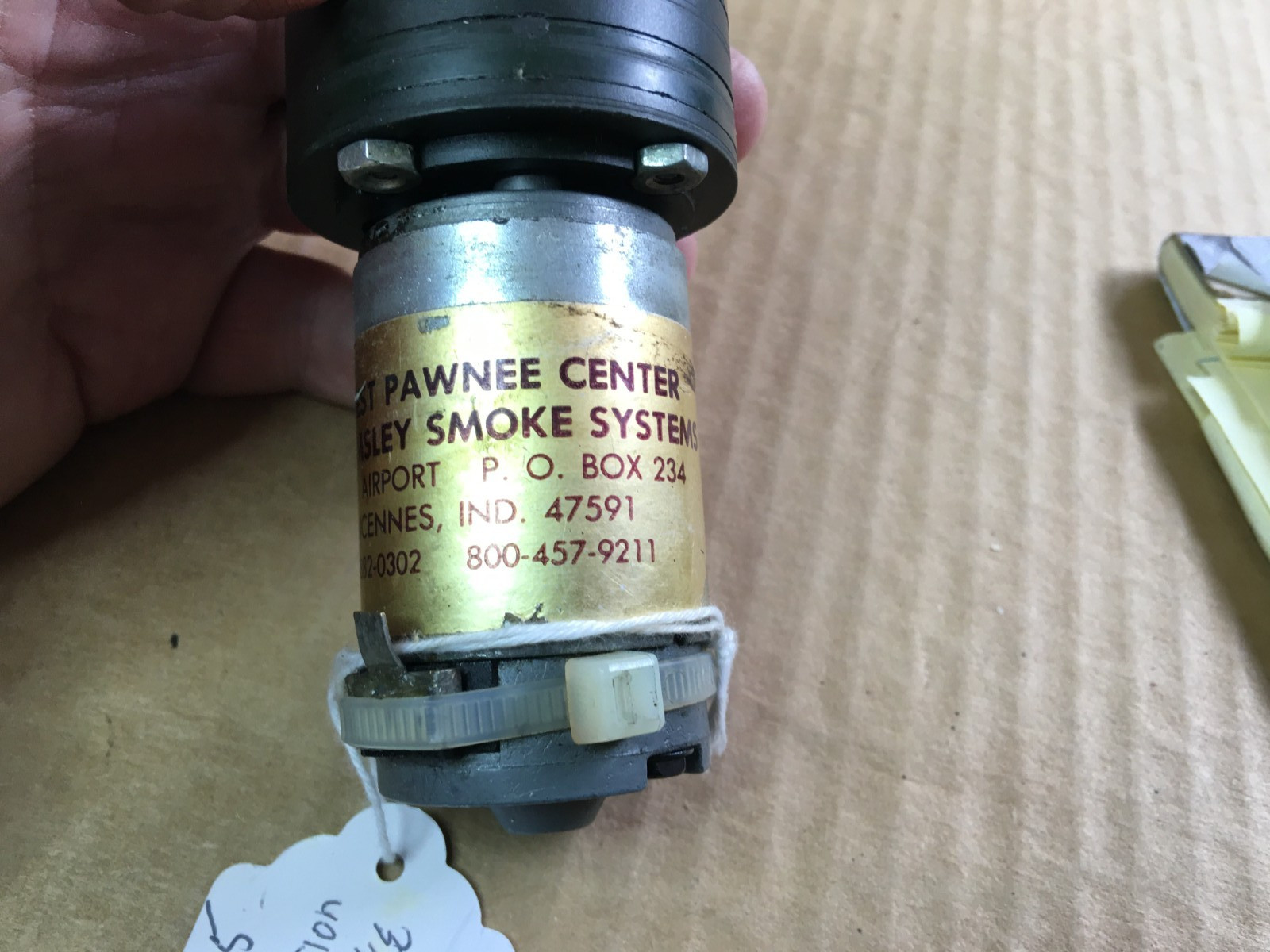 Piper PA-25 Pawnee Aviation Chomsky Smoke Pump Untested
