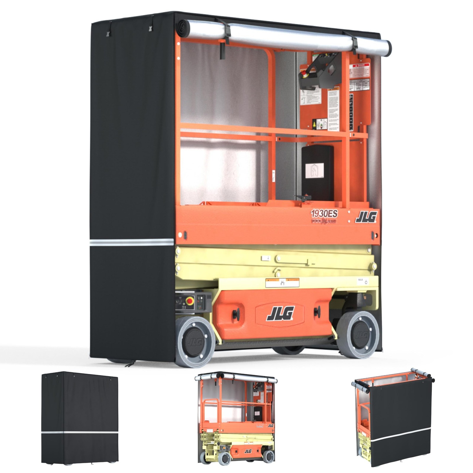 Scissor Lift Cover, 75“ L x 34” W x 87" H, Fits JLG, Genie, UpRight,