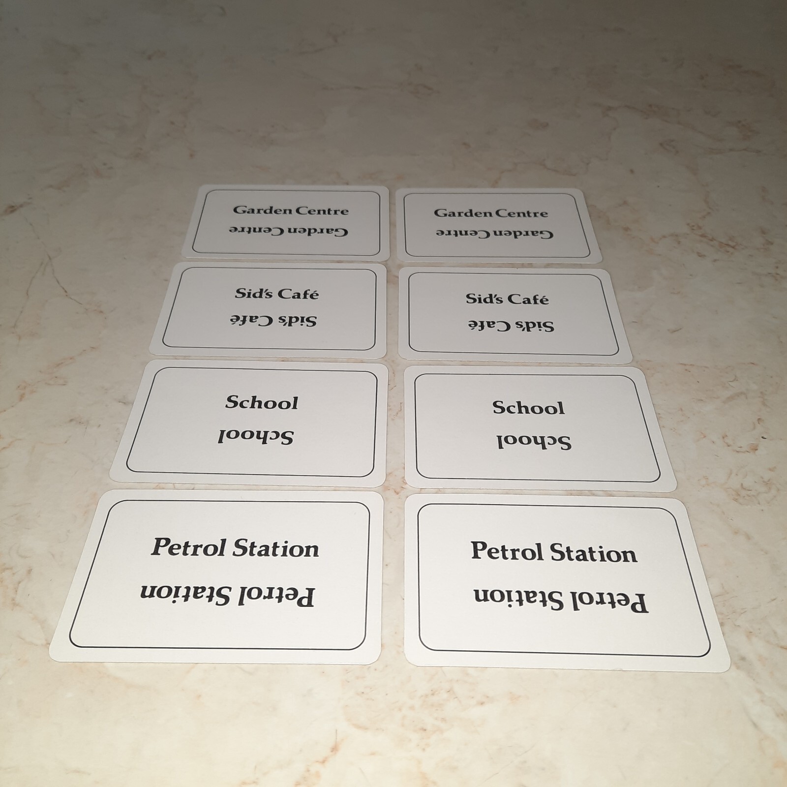 Hedgehogs Revenge Vintage Game Replacement Piece Destination Cards