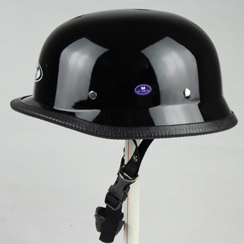 DOT Motorbike Helmet German Half Face Helmet For Cruiser Chopper Biker Scooter