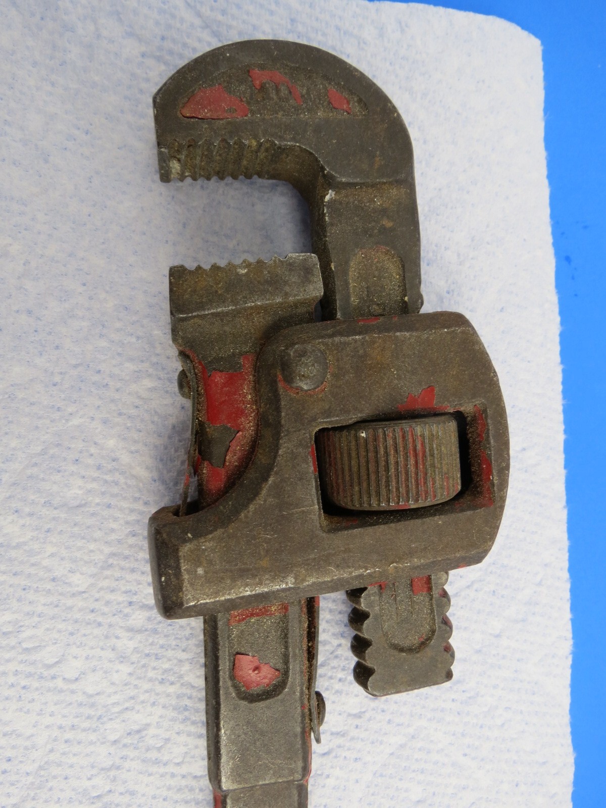 DUNLAP 10” PIPE WRENCH MADE IN USA VINTAGE