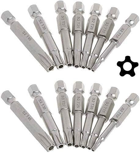 5 Point Security Star Torx Screwdriver Bits Set 14Pcs Security Star Torx Screwdr