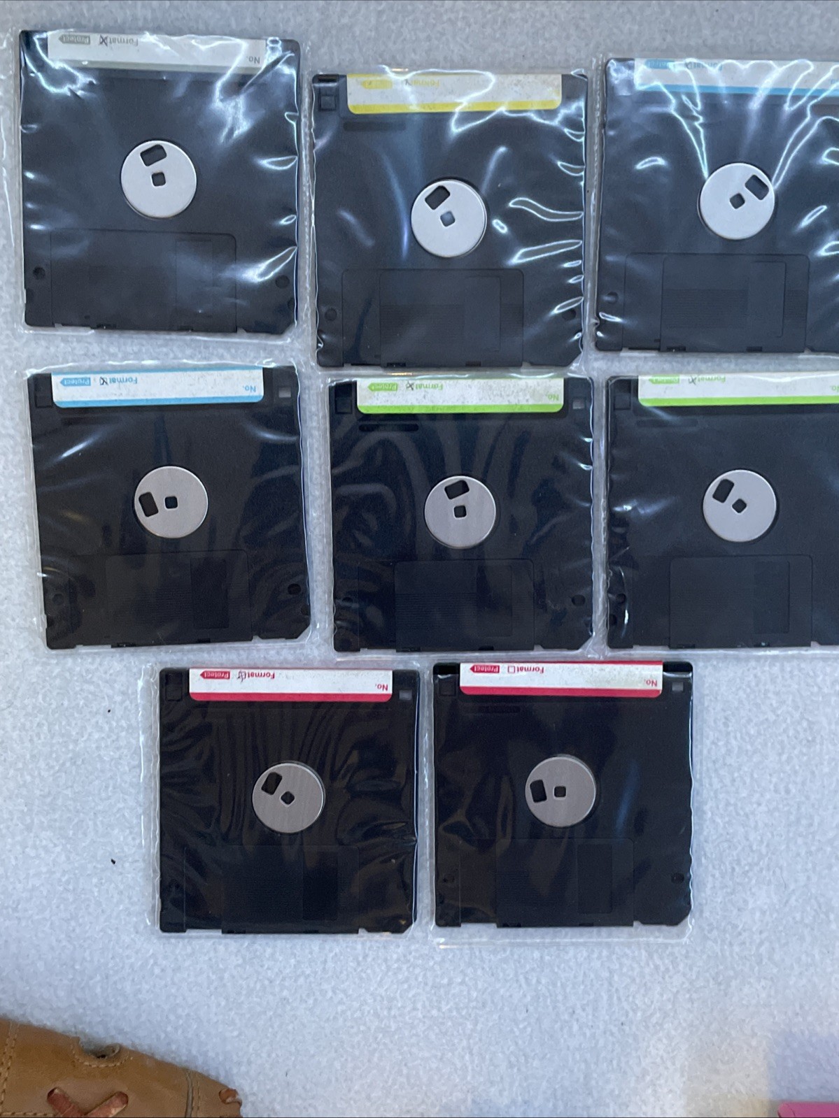 Maxell MF2HD 3 1/2" 1.44 MB floppy disks, 8 Count