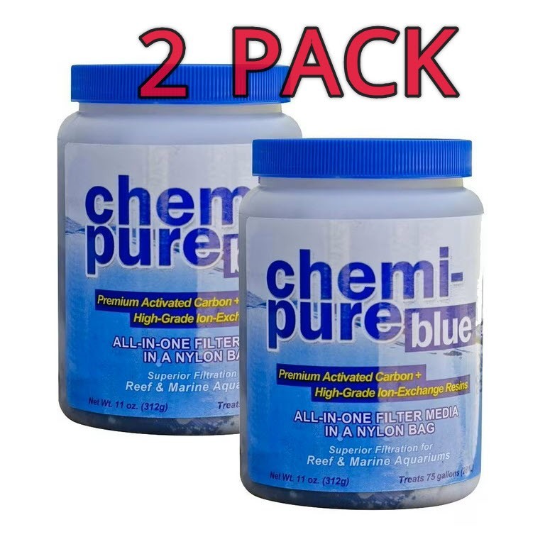 2 PACK~Boyd Enterprises Chemi-Pure Blue Aquarium Filtration Media  11oz 2 PACK