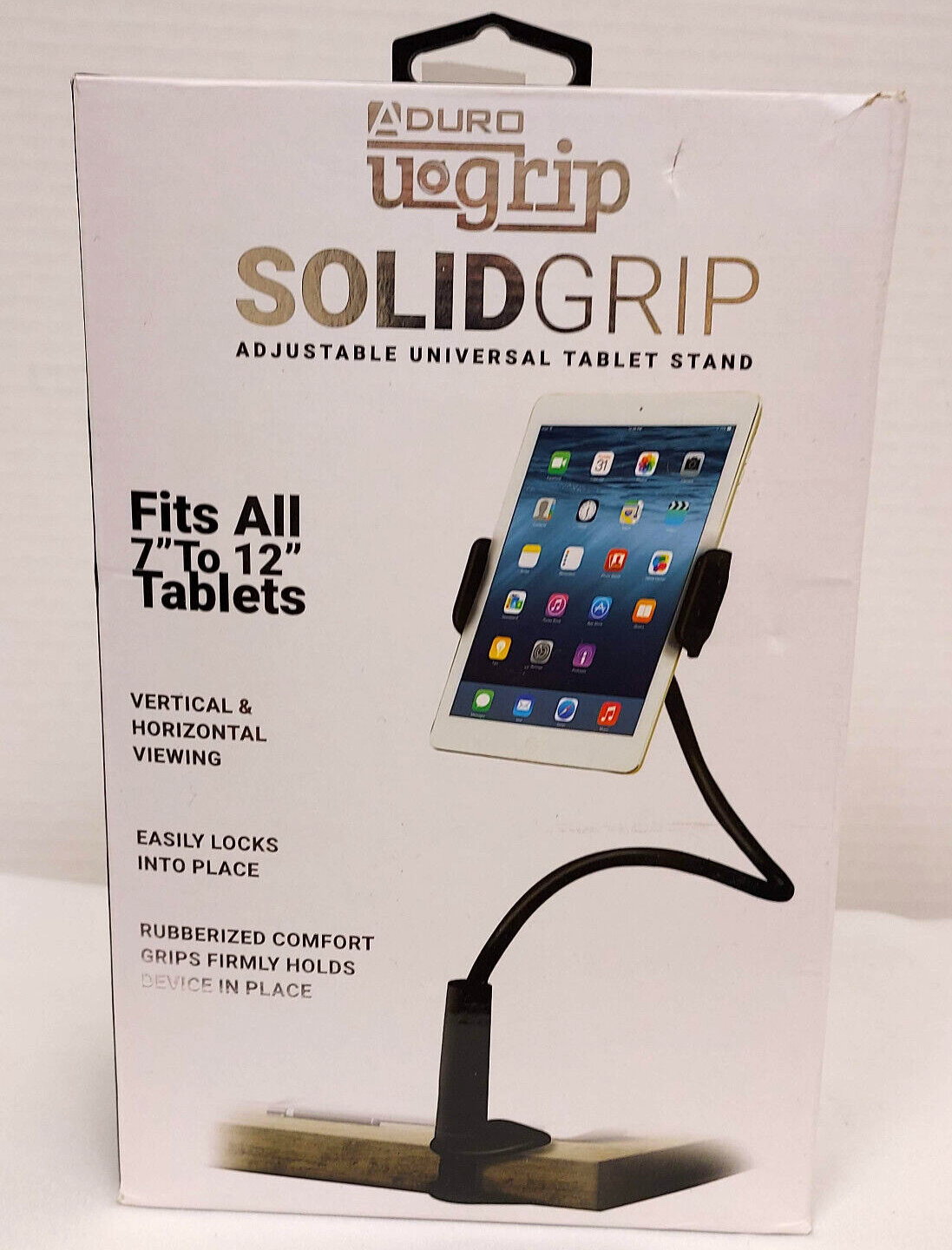 Aduro Solid Grip Adjustable Universal Tablet Stand With Gooseneck