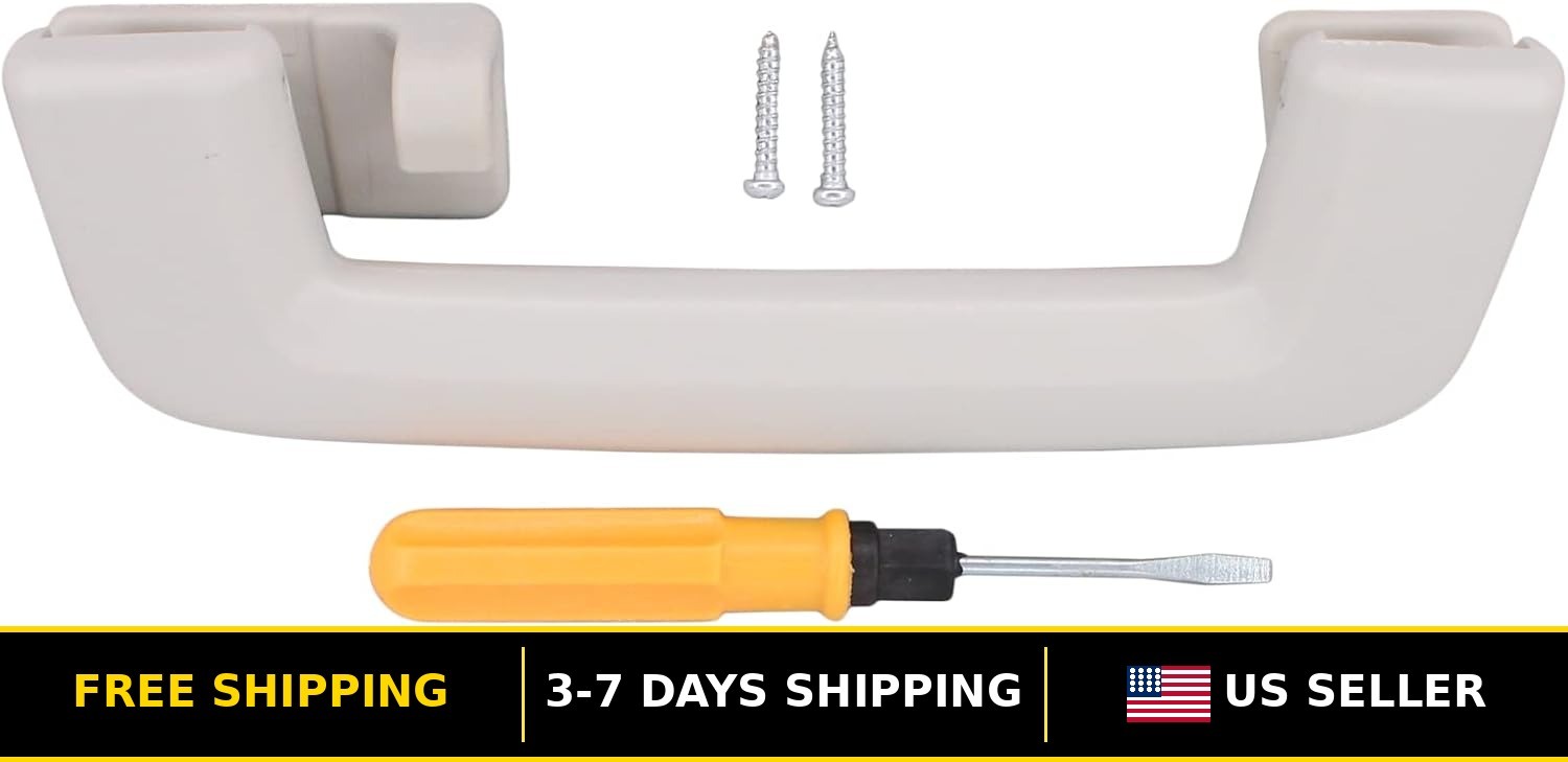 Light Gray Roof Grab Handle for Driver or Passenger Side - Auto Interior Accesso