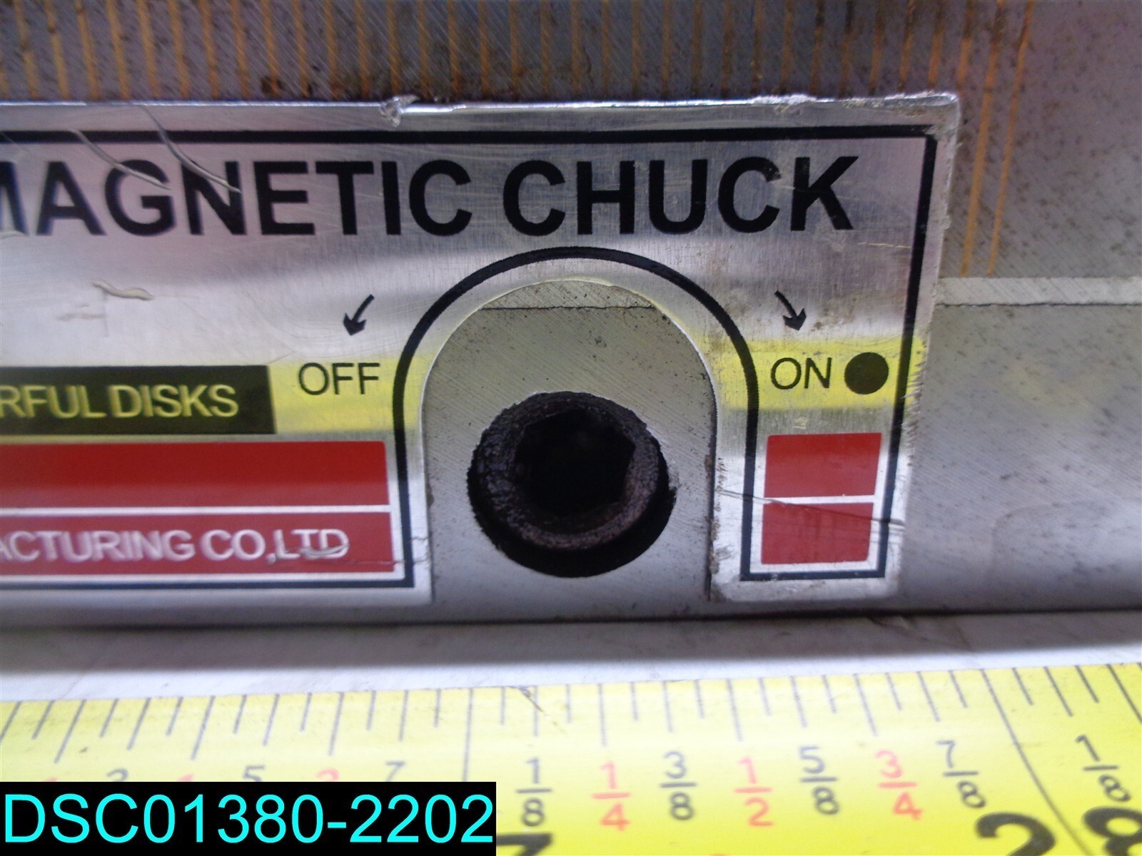 PERMANENT MAGNETIC CHUCK MACHINE